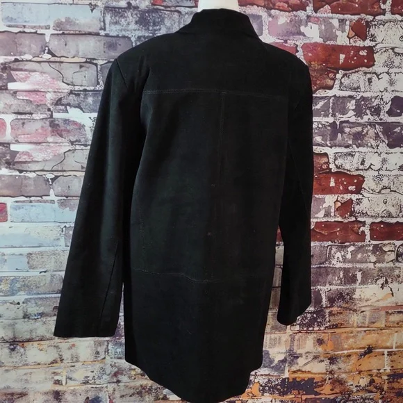Margaret Godfrey 3/4 Length Suede Jacket - Picture 3 of 9